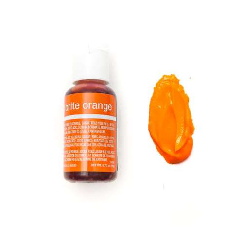 Chefmaster Liqua-gel - Neon Orange - Click Image to Close